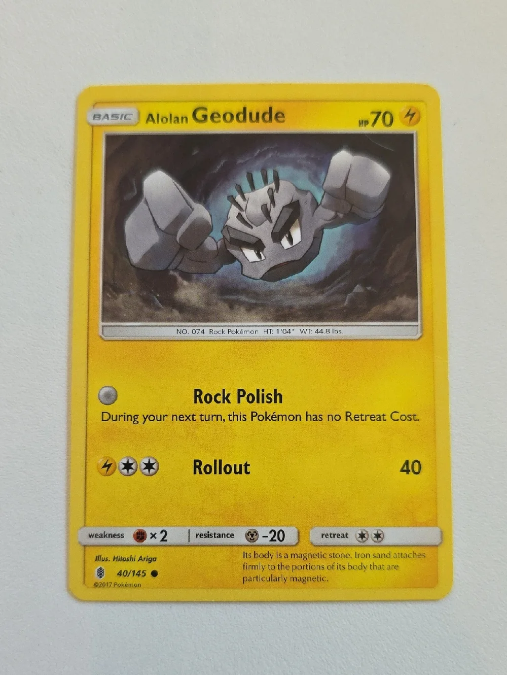 Pokemon Geodude And Graveler Trading Cards - Alolan
